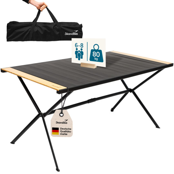 Table de camping Tivaro 147x80x70cm
