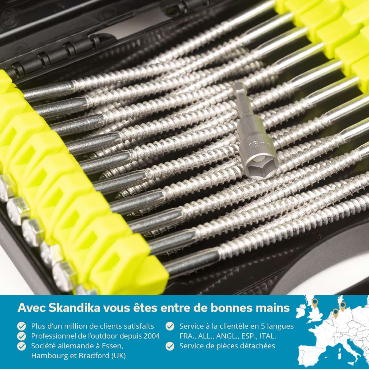 Piquets De Tente Lumineux 20 Cm – Lot De 6 En Acier Inoxydable, Phosphorescents, Crochet J, 50 G Pièce, Pour Camping, Bâche, Auvent