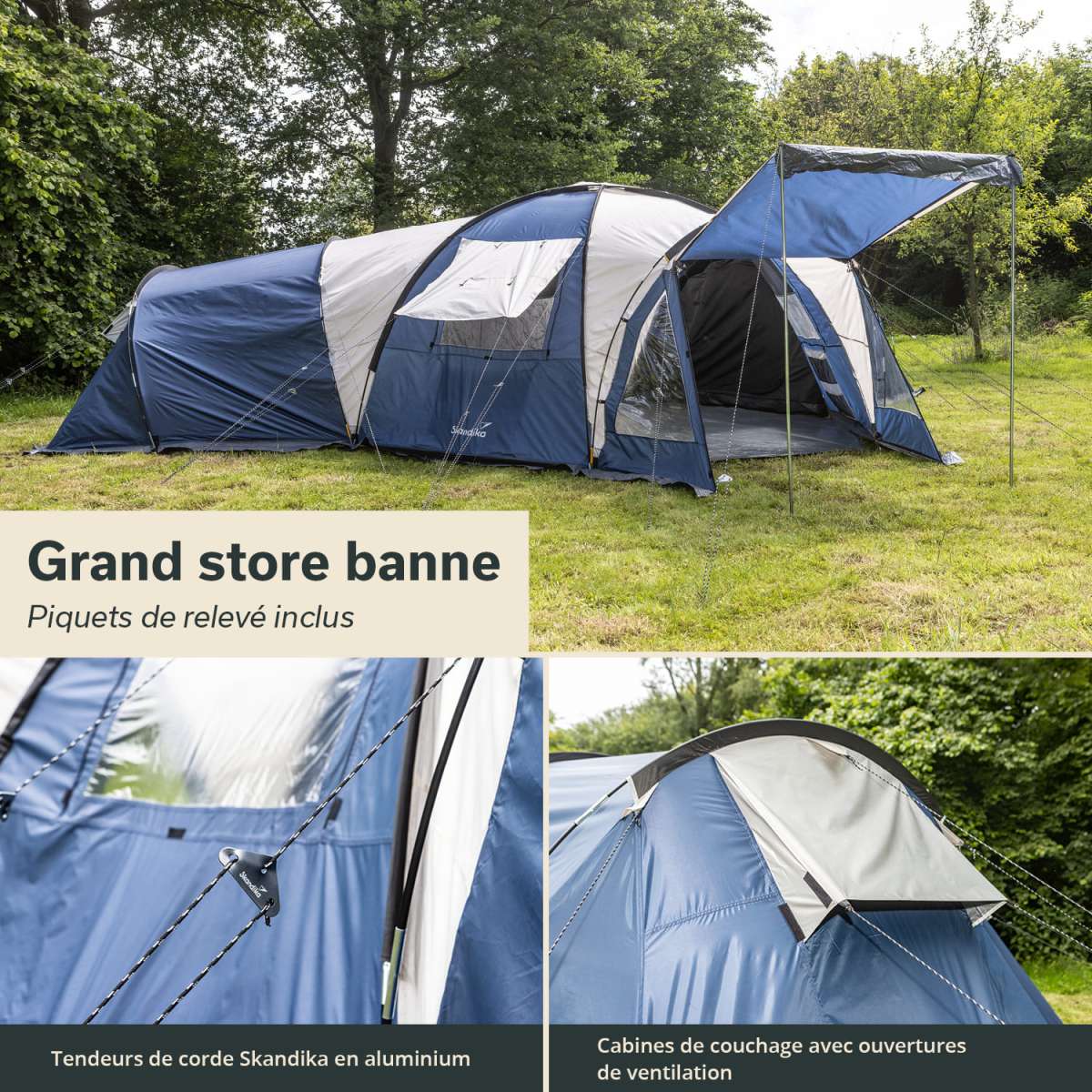 Skandika Tente familiale dôme Korsika 9 Sleeper | MAX Trader GmbH