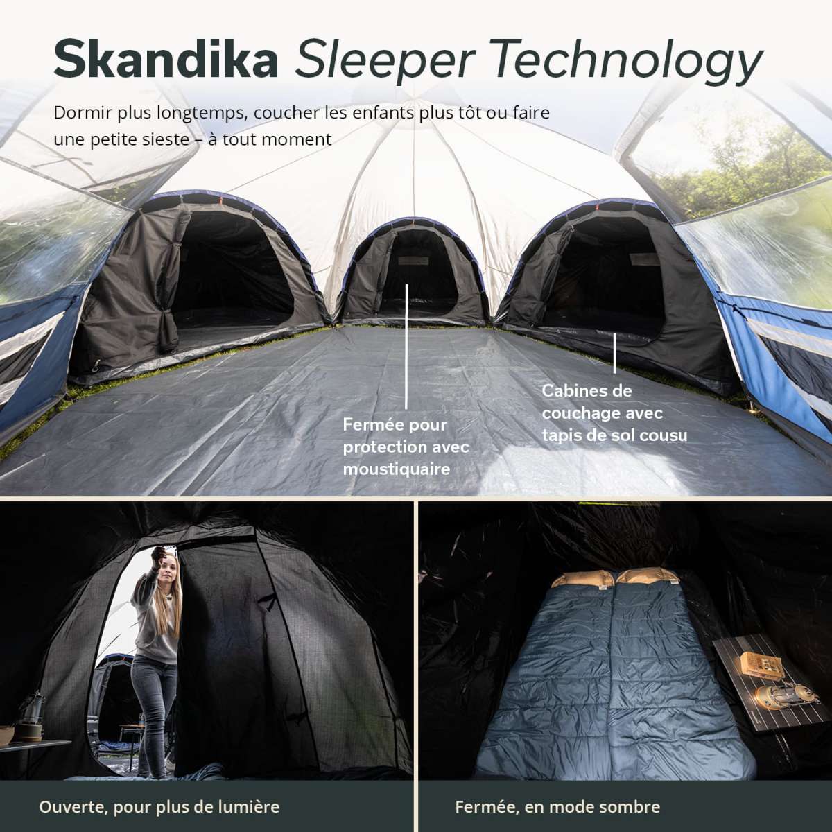Skandika Tente familiale dôme Korsika 9 Sleeper | MAX Trader GmbH