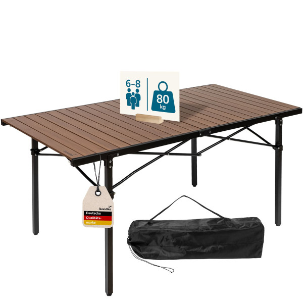 Table en aluminium Maikku 140 × 70 × 70